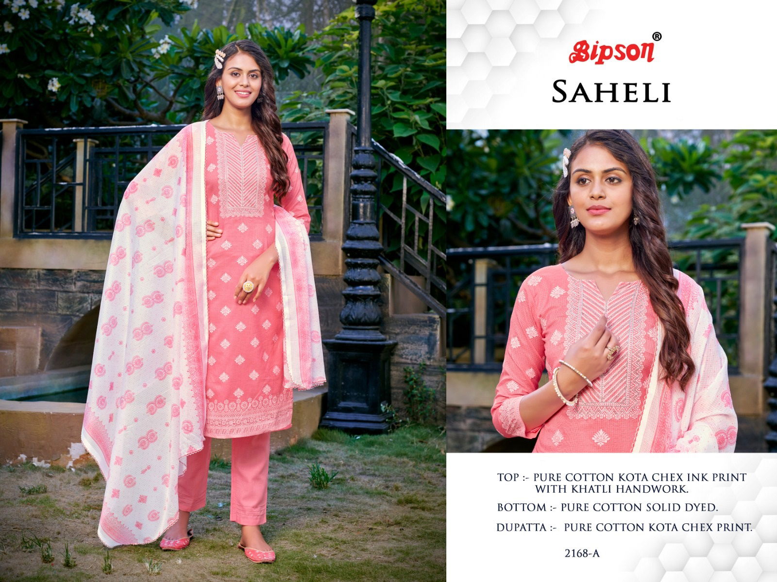 Saheli 2168 By Bipson Cotton Salwar Suit Catalog